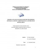 DESARROLLO DE UNA APLICACIÓN DE ESCRITORIO PARA EMPRESAS DESTINADA A LA GESTIÓN Y ADMINISTRACIÓN DE LA DISTRIBUCIÓN DE MATERIAL MÉDICO