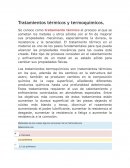 Tratamientos térmicos y termoquímicos