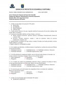 Gerencia de Proyectos de Desarrollo Sostenible