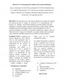 Descomposicion catalitica del peroxido de hidrogeno