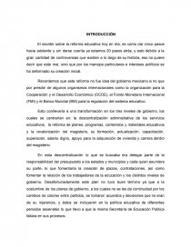 ENSAYO REFORMA EDUCATIVA. Página 1