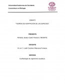 Teorías de adaptación de las especies