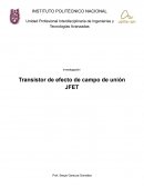 Transistor de efecto de campo de unión JFET