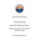 INFORME DE DESARROLLO CON EL PROGRAMA LOGO! SOFT CONFORT
