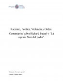 Comentarios sobre Richard Bessel y “La captura Nazi del poder”