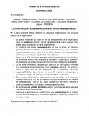 Análisis de la estructura de la UTB