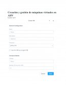 Creación y gestión de máquinas virtuales en AHV