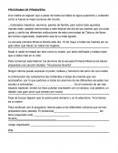 Programa de dia de madres