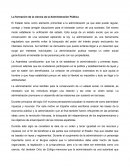 La formación de la ciencia de la Administración Pública