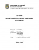 Modelo econométrico para el salón de uñas “Golden Nails”