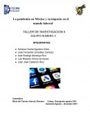 La pandemia en México y su impacto en el mundo laboral