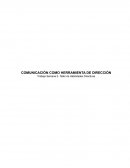 COMUNICACIÓN COMO HERRAMIENTA DE DIRECCIÓN