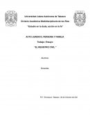 Importancia del registro civil