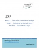 Finanzas Publicas. Administración de Riesgos