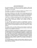 ¿Que es epistemologia?