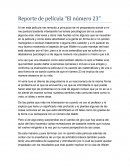 Reporte de película “El número 23’’