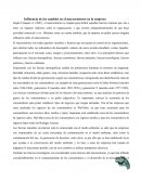 Influencia de los cambios en el macroentorno en la empresa