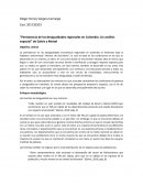 Persistencia de las desigualdades regionales en Colombia: Un análisis espacial