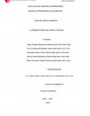 La Realidad Política del Gobierno Peruano