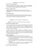 Bienestar psicológico. Investigación