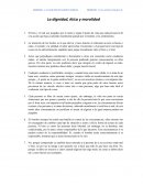 La dignidad, ética y moralidad