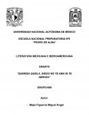 Querida Quiela, Diego no te ama ni te abraza