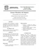 Ensayo mecanico de impacto