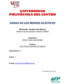 ONDAS EN LOS MEDIOS ELÁSTICOS