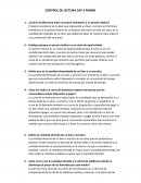 CONTROL DE LECTURA CAP 3 PARKIN