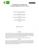 CONSISTENCIA NORMAL DEL CEMENTO HIDRÁULICO NTC 110-112