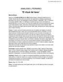Analisis literario ¨El ritual del beso¨