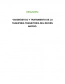 DIAGNÓSTICO Y TRATAMIENTO DE LA TAQUIPNEA TRANSITORIA DEL RECIÉN NACIDO