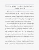 Muerte: Morir en un acto de perfecta caridad hacia ti