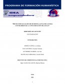 Protector facial hecho de botellas plásticas para contrarrestar la contaminación del suelo