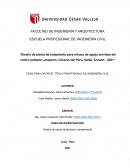 Diseño de planta de tratamiento para rehuso de aguas servidas del centro poblado Lampanin, Cáceres del Perú, Santa, Áncash - 2021