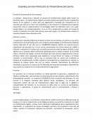 DESARROLLAR UNA PROPUESTA DE TRANSFORMACIÓN DIGITAL