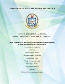 Evaluación de la toxicidad de los plaguicidas organofosforados y su impacto en los suelos agrícolas de cañete