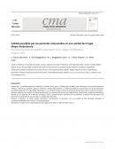 Calidad percibida por los pacientes intervenidos en una unidad de Cirugía Mayor Ambulatoria