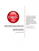 INVESTIGACION DE MERCADOS. Claro Colombia