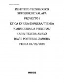 ETICA EN UNA EMPRESA/TIENDA “CARNICERIA LA PRINCIPAL”