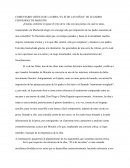 COMENTARIO CRÍTICO DE LA OBRA “EL SÍ DE LAS NIÑAS” DE LEANDRO FERNÁNDEZ DE MORATÍN