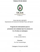 Programa de entrenamiento para la prevención de la diabetes tipo II en jóvenes de 12 a 16 años con sobrepeso