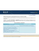 Clasificación de las obligaciones Mis conocimientos y expectativas