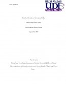 Derecho Informático e Informática Jurídica