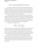 Tarea 5 - Criterios de rendimiento de un proyecto