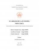 EL ARRAIGO DE LA ECONOMÍA NEOCLÁSICA