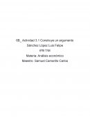 Actividad 3.1 Construye un argumento