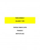 FINANZAS. BALANCE Y ERR