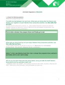 Actividad integradora 6. Mi vida en otra lengua