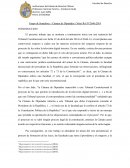 Trabajo constitucinal sentencia senado y diputados